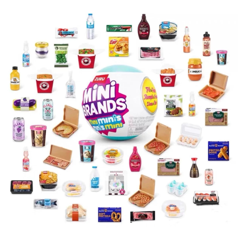 Model Kitchen Set Pvc - Набор миниатюрных холодильников Mini Brands в