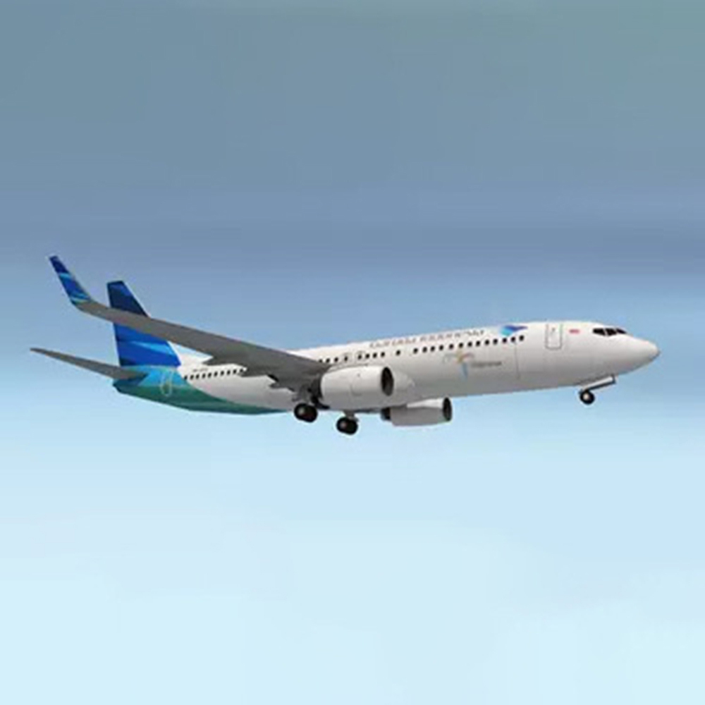 Model Kit Hobby - 1:100 Микромодели Boeing 737-800 авиакомпании Indonesia