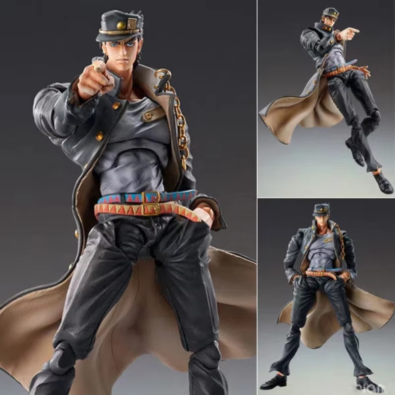 Model Kit Jojo - Суперфигурка Куджо Джотаро: Коллекционная аниме-модель, подвижная