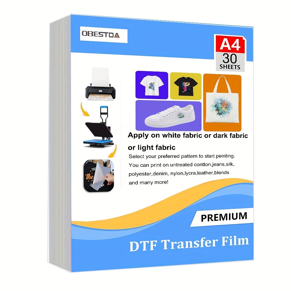Waterslide Decal Paper - A4 30 шт. DTF переводная пленка
