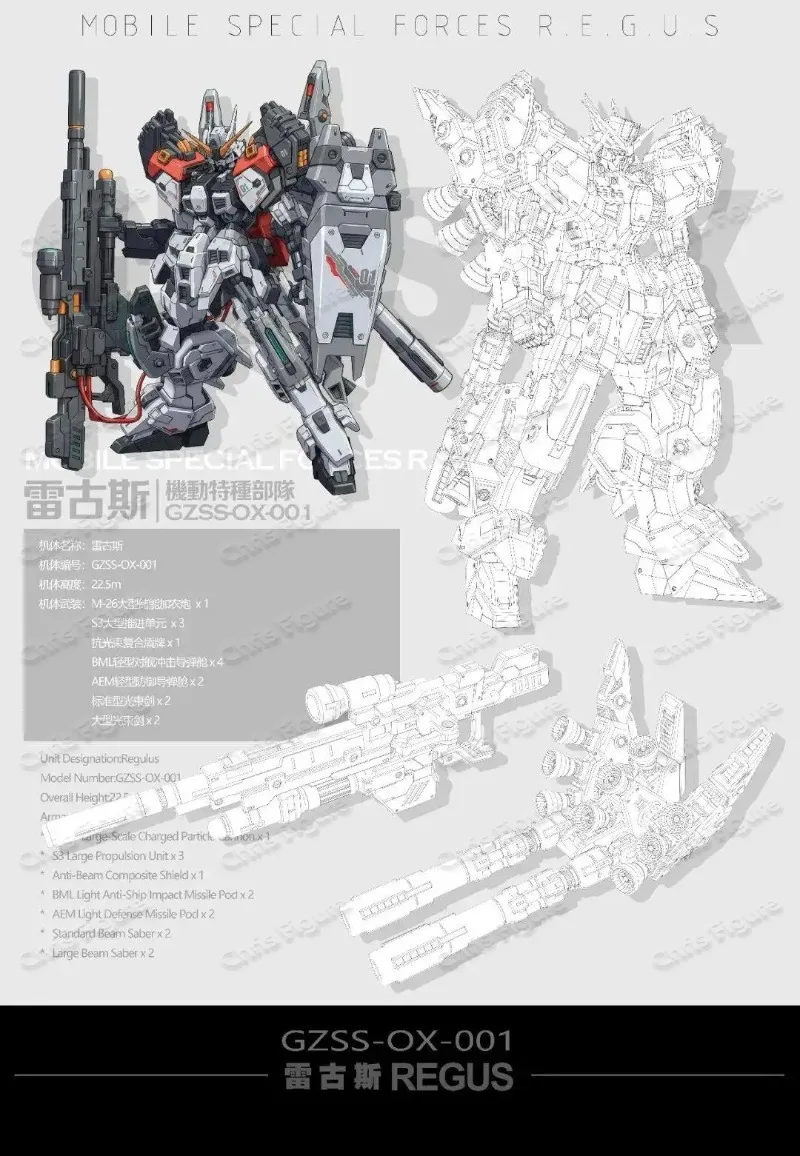 Model Kit Zza - В наличии: ZZA REGUS GZSS-OX-001 Captain