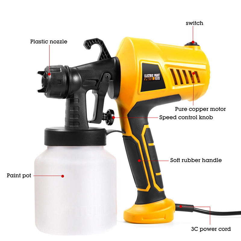 Spray Can Lacquer - Электрический распылитель краски 800 мл для