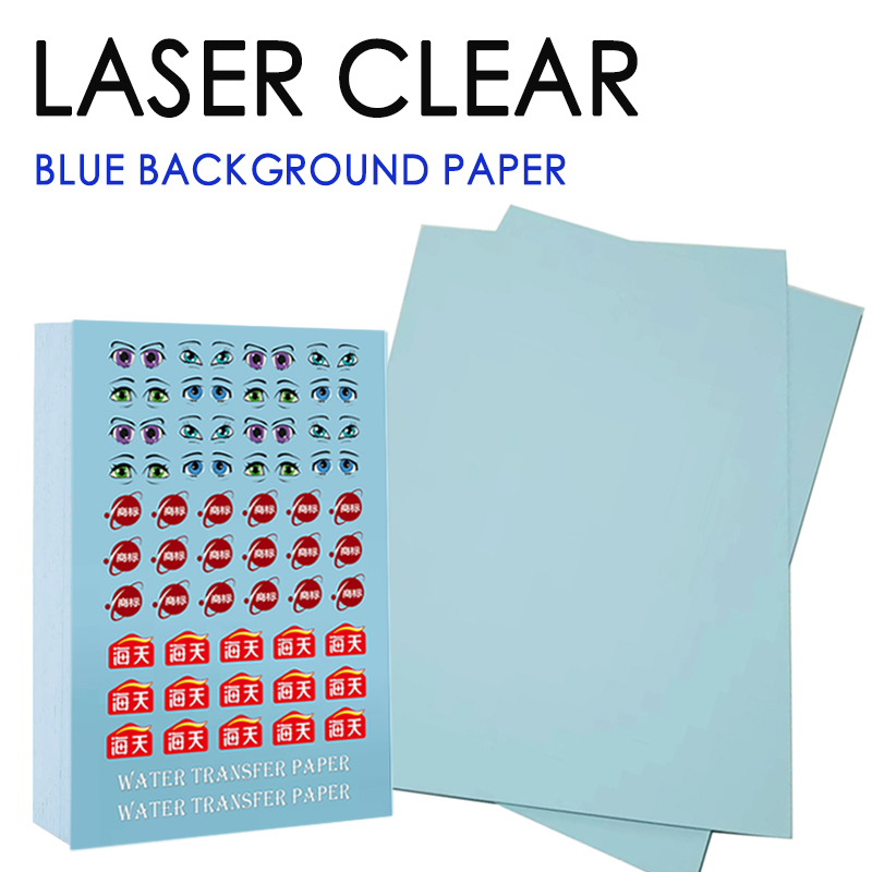 Waterslide Decal Paper - Высококачественная синяя бумага для дисплеев, белая