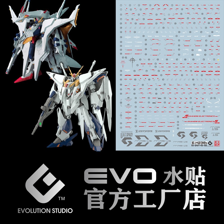 Model Kit Hobby - Набор водонепроницаемых наклеек EVO для модели