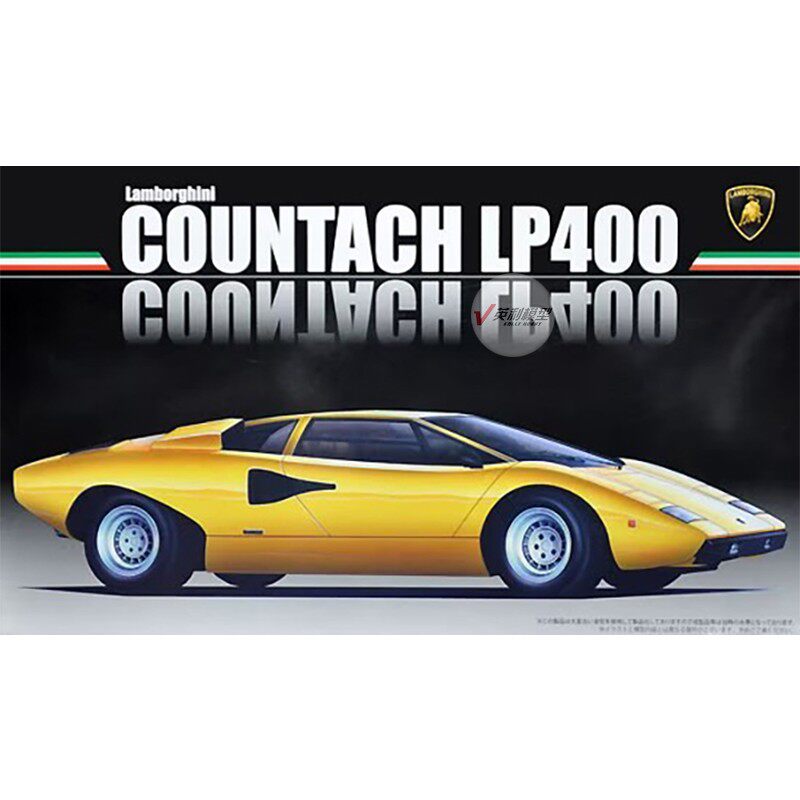 Model Kit Aoshima - Сборная модель автомобиля Lamborghini Countach LP400