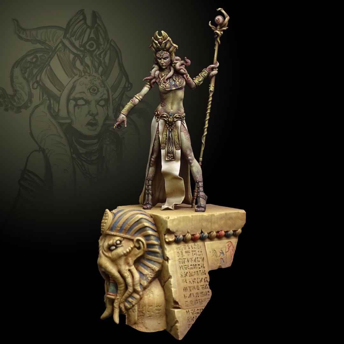 Model Kit Anubis - Модель солдата из смолы 1/24, GK,