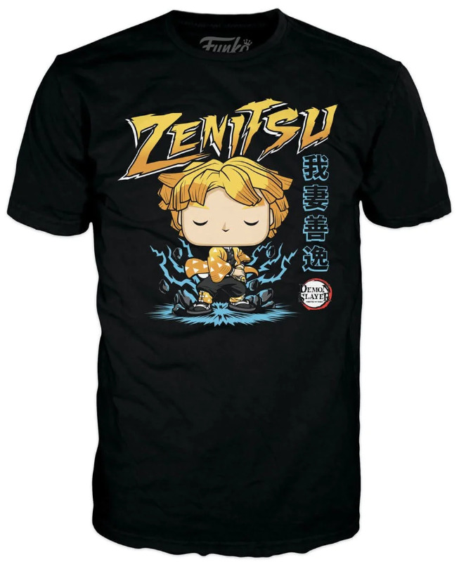 Model Kit Zza - Zenitsu Demon Slayer Funko Pop! Футболка