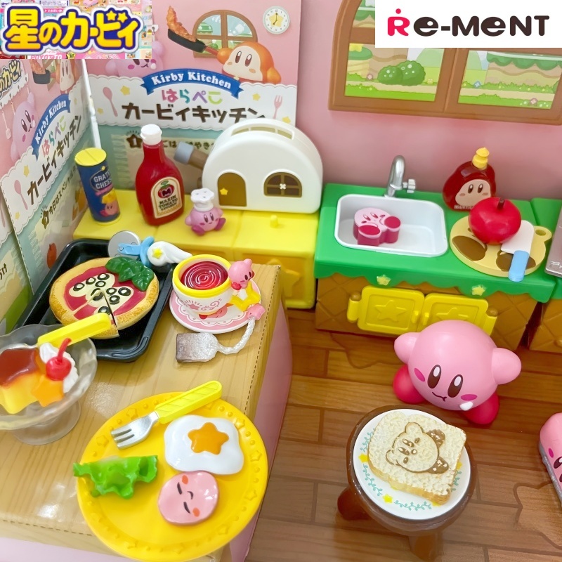 RE-MENT Kirby Кухонный миниатю – обзор и цена Model Kitchen Set Pvc