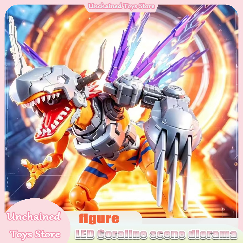 Модель JWS FRS MetalGreymon Va – обзор и цена Model Kit Digimon