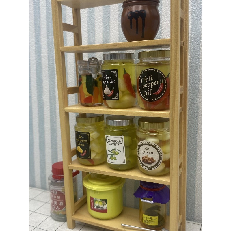 Набор миниатюрных баночек с ед – обзор и цена Model Kitchen Set Pvc