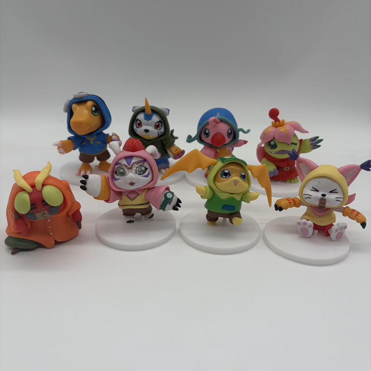 8 шт./комплект, Детские экшн-ф – обзор и цена Model Kit Digimon