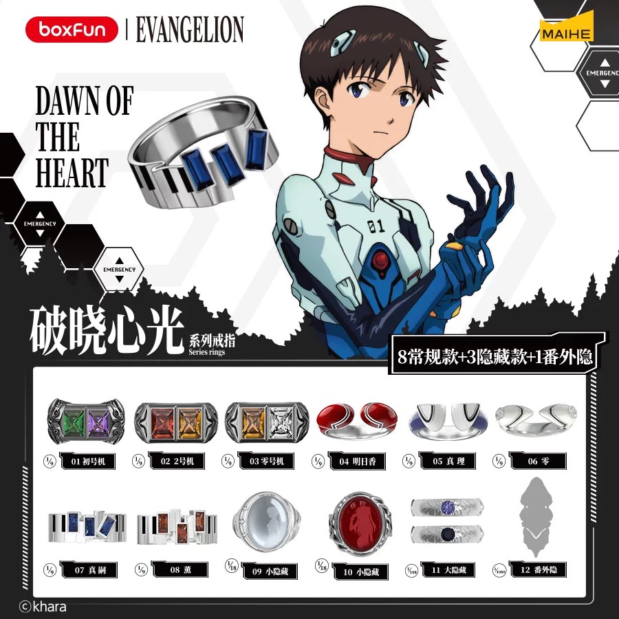 Оригинальные кольца Boxfun Eva – обзор и цена Model Kit Aoshima