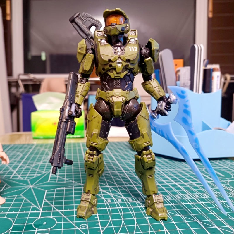 Sentinel Master Chief 18 см ПВ – обзор и цена Model Kit Jojo