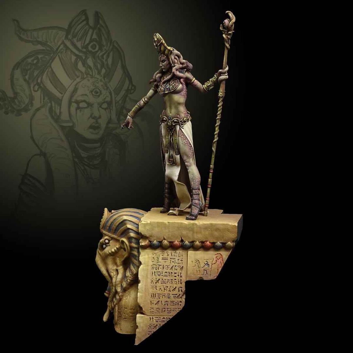 Модель солдата из смолы 1/24,  – обзор и цена Model Kit Anubis