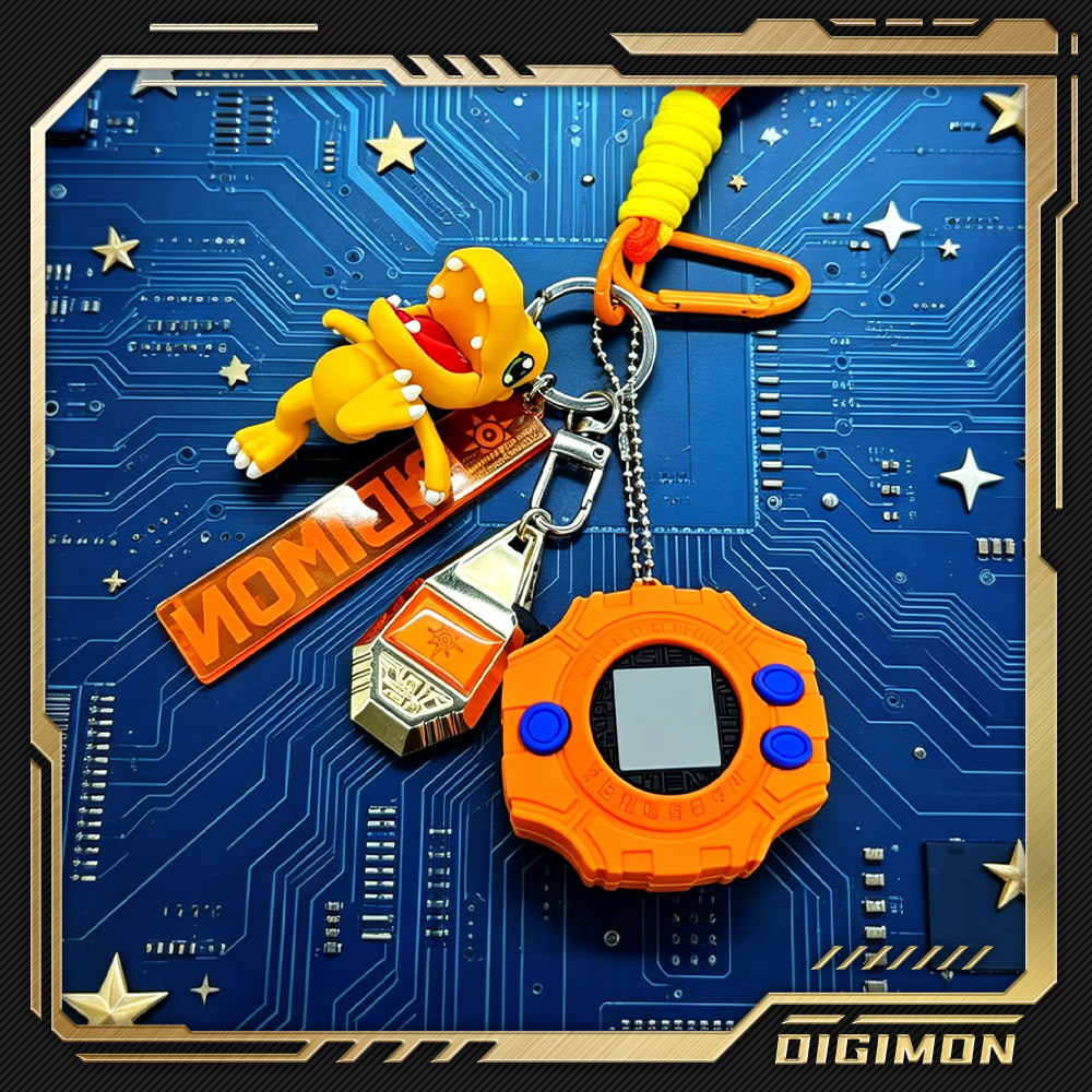 Набор из 4 коллекционных брело – обзор и цена Model Kit Digimon